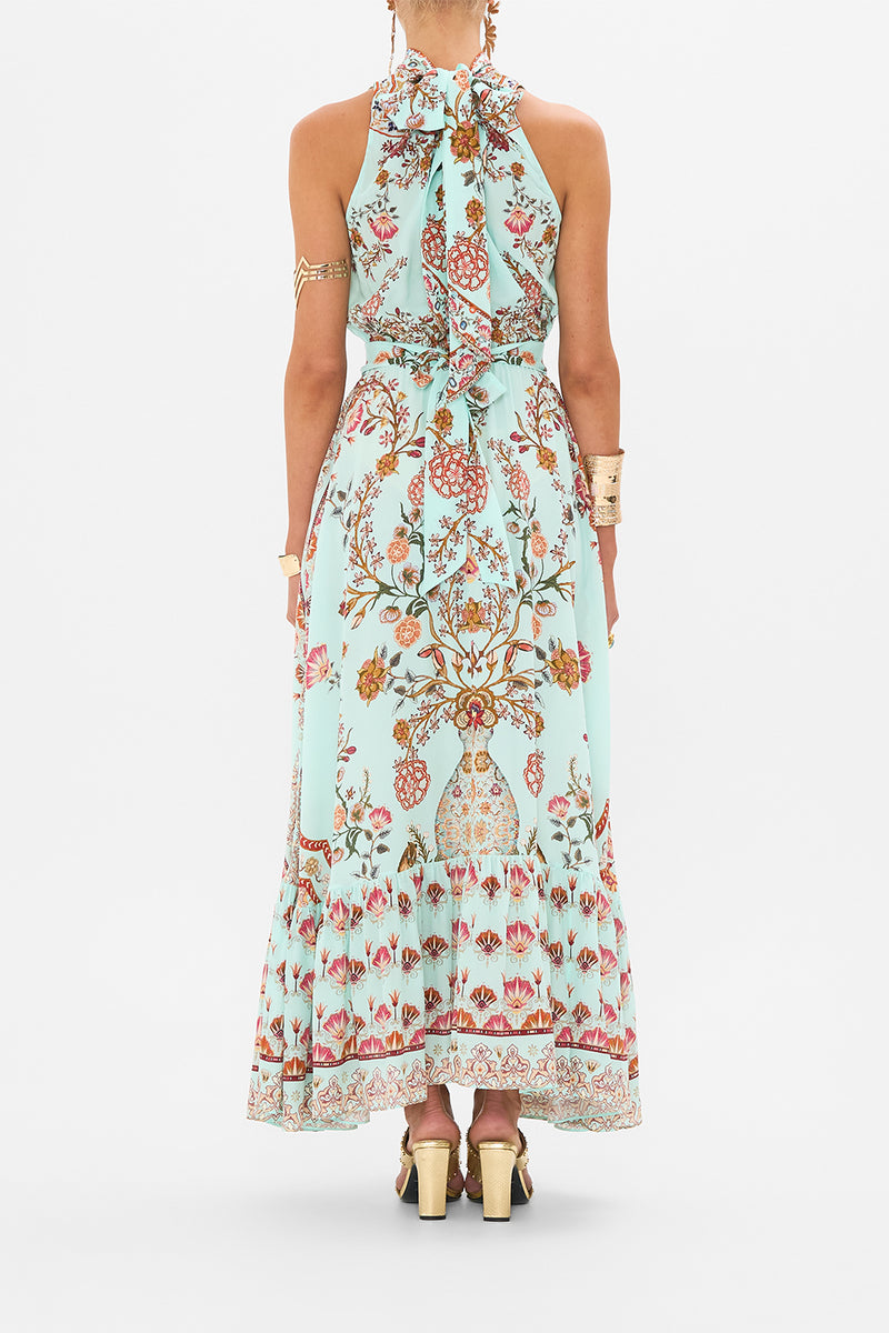 NECKTIE DRESS WITH ELASTICATED WAIST SOAR LIKE AN EAGLE