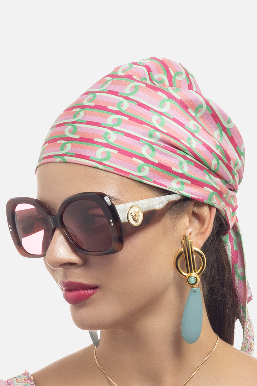 CAMILLA designer sunglasses in Late Checkout ivory