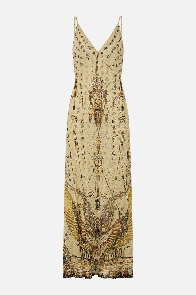 SHORT GATHERED PANEL DRESS GATEWAY TO THE AFTERLIFE