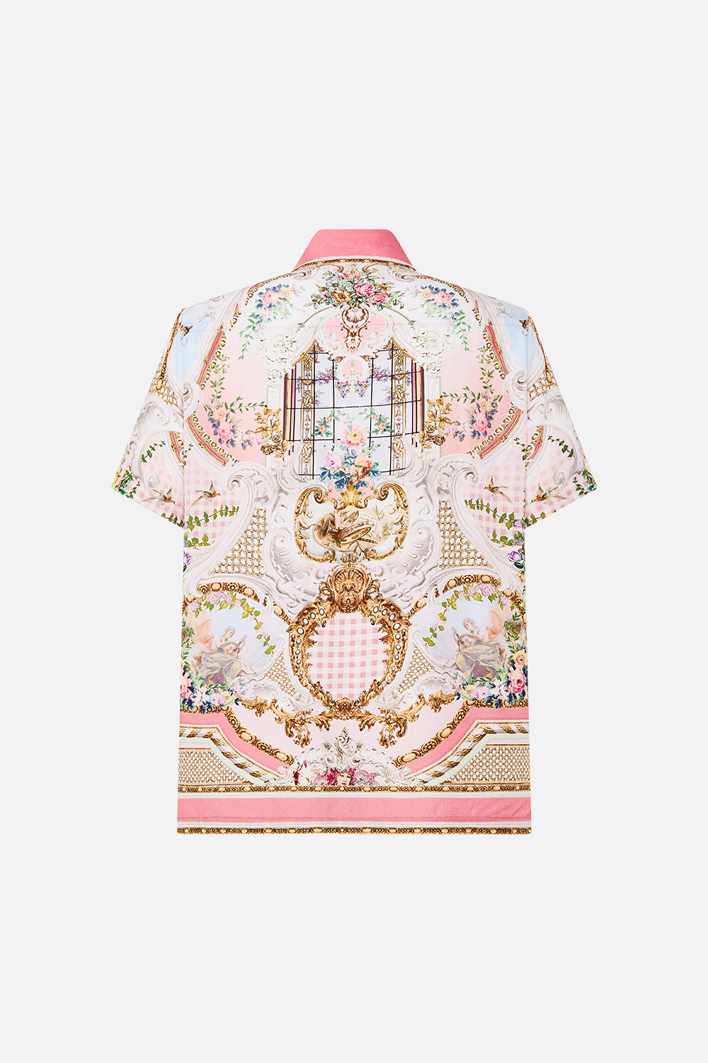 SHORT SLEEVE CAMP COLLARED SHIRT LISBON LULLABY