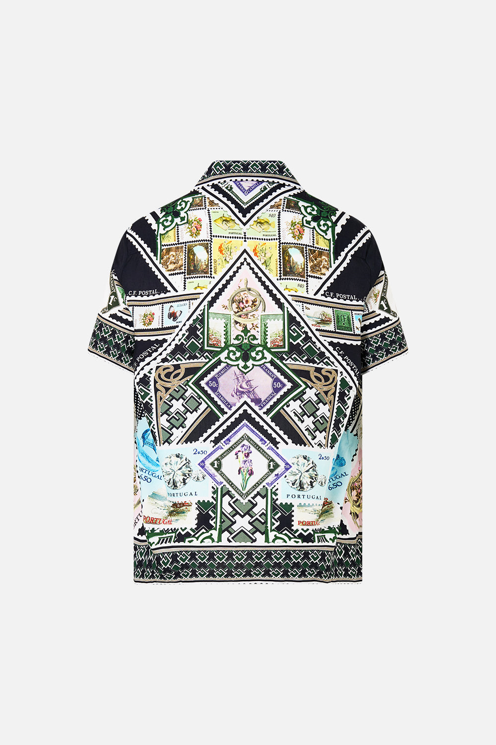 SHORT SLEEVE CAMP COLLARED SHIRT MY PORTO PEN PAL