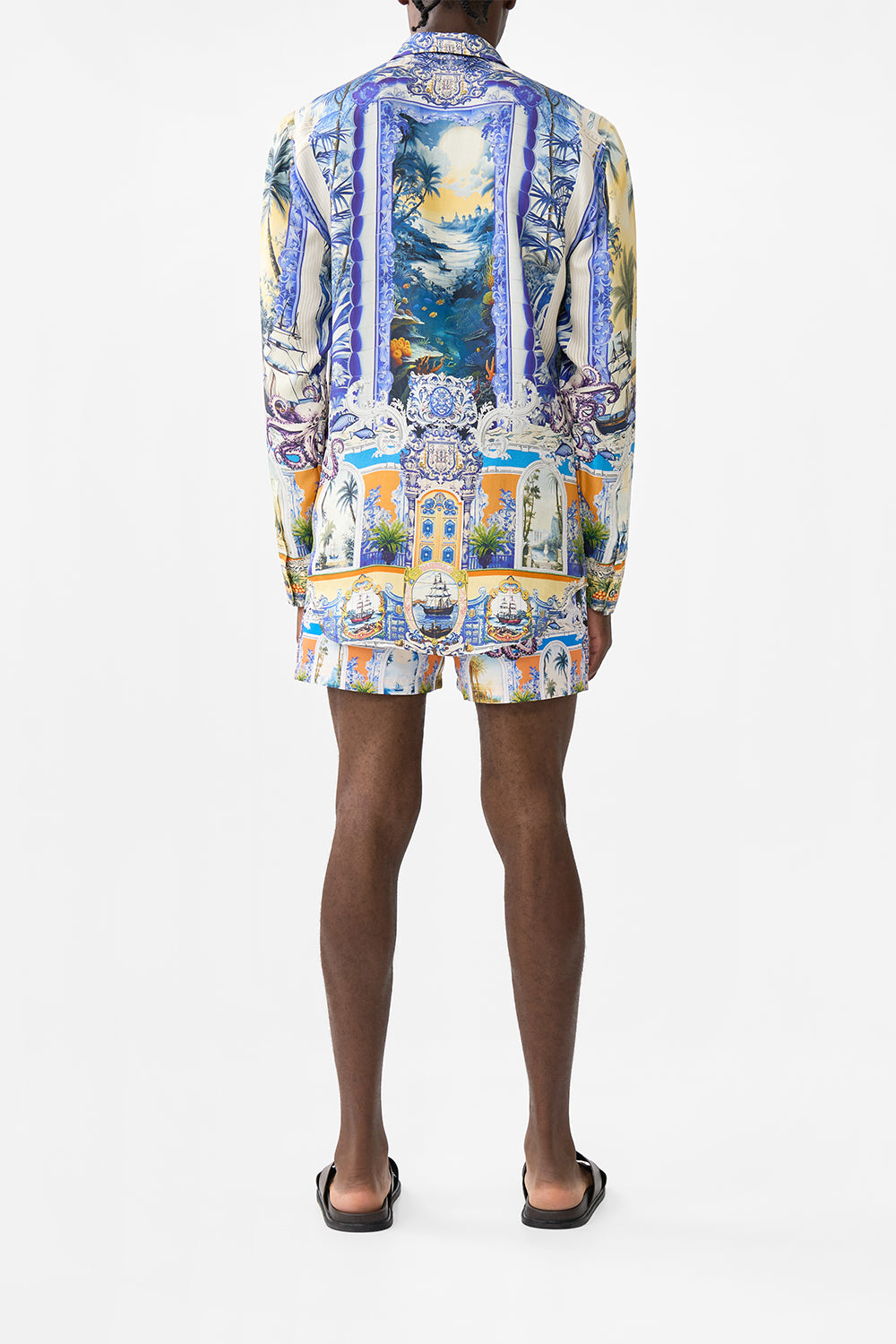 LONG SLEEVE HIDDEN PLACKET SHIRT SONG OF SAINT ANTHONY