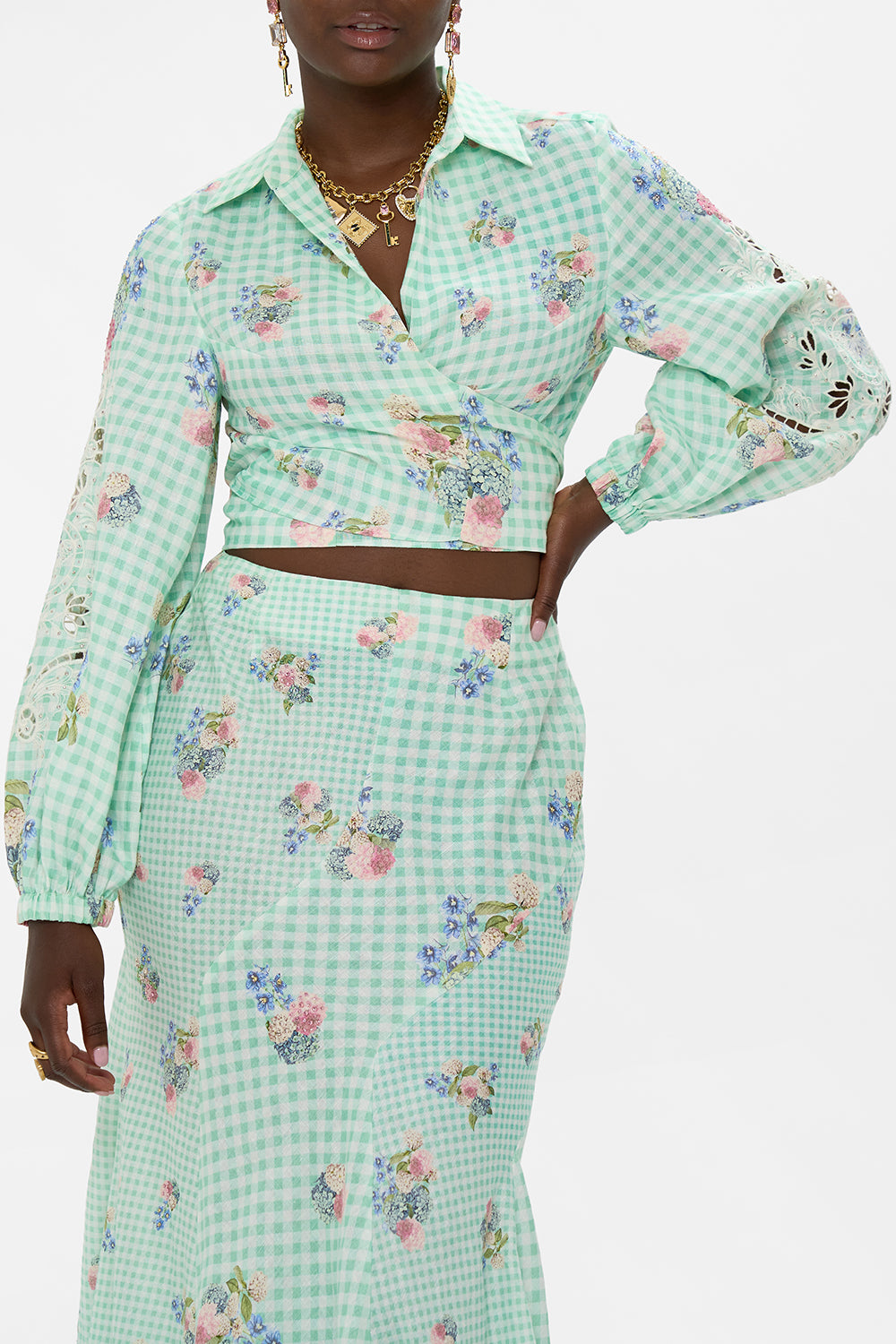 CROPPED WRAP SHIRT PESTANA PANORAMA