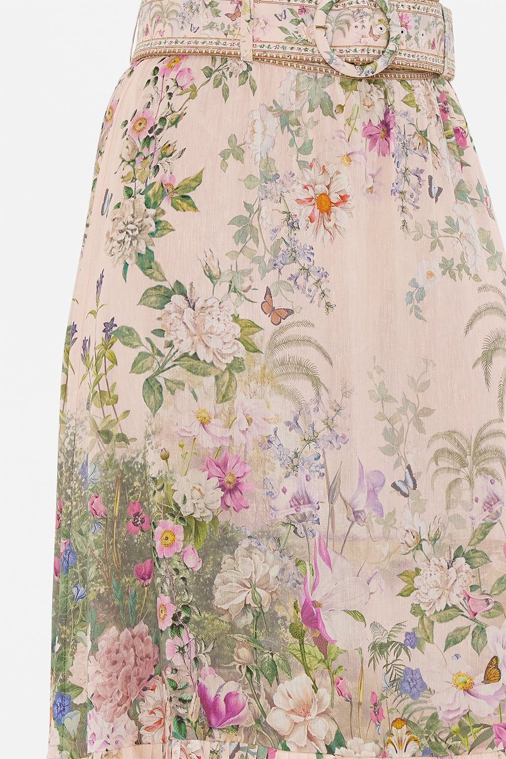 SKIRT WITH DEEP HEM FRILL AND BELT PALACIO PLAYGROUND