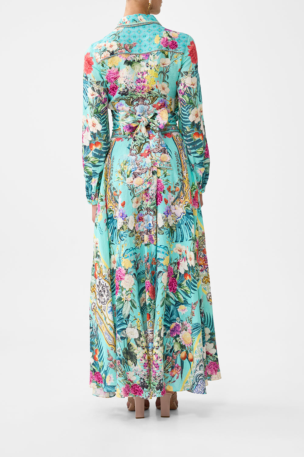 CROPPED WRAP SHIRT GARDENS OF QUELUZ