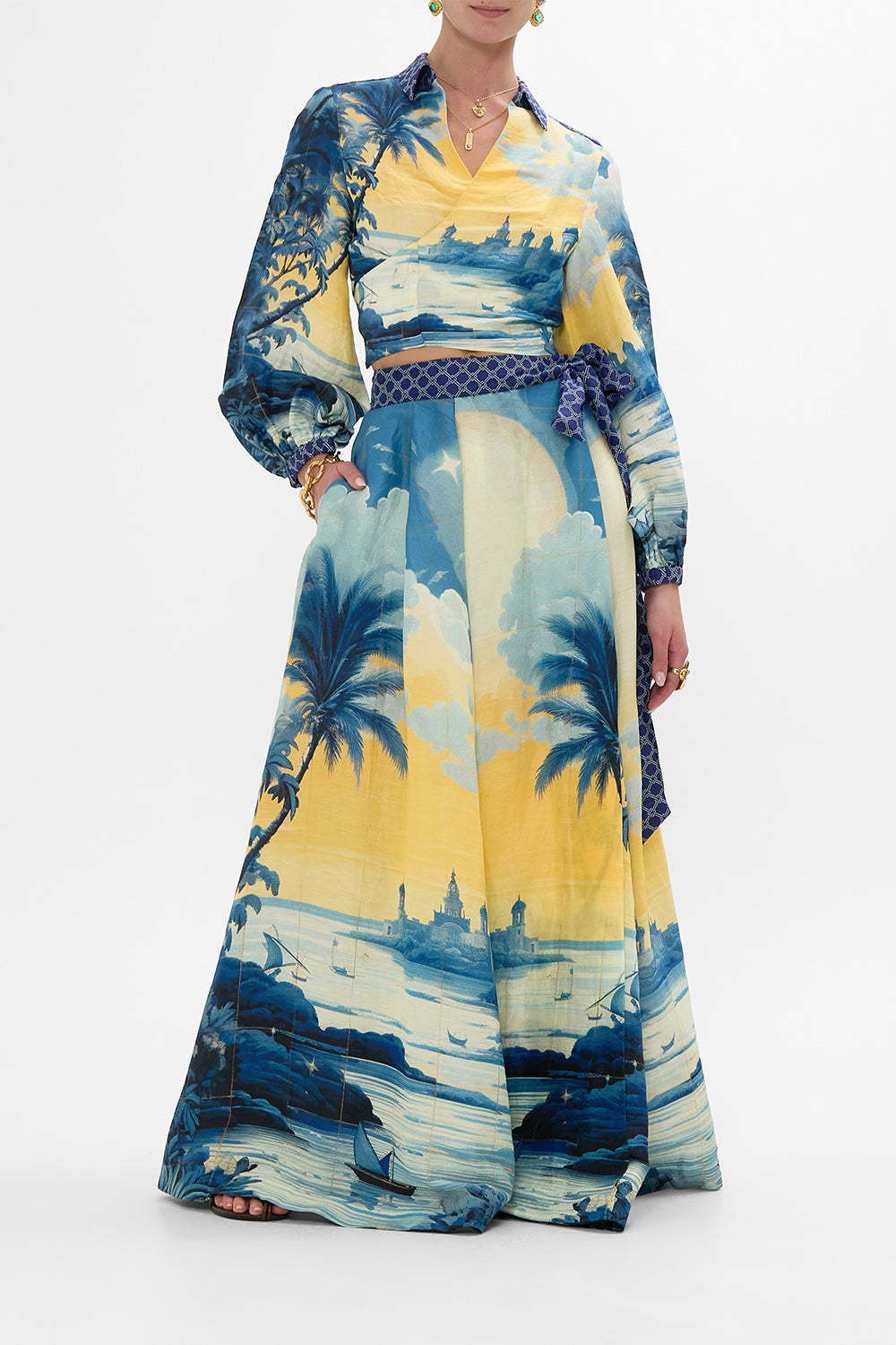 MAXI WRAP SKIRT SONG OF SAINT ANTHONY