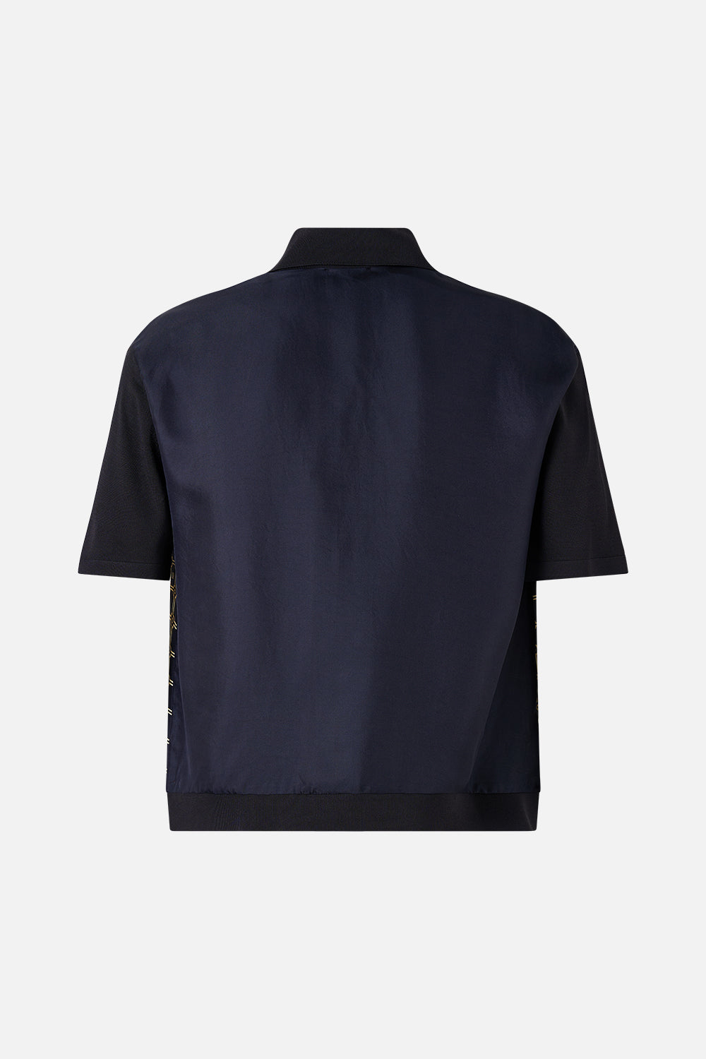 KNIT SLEEVE SILK SHIRT PALACIO POETRY