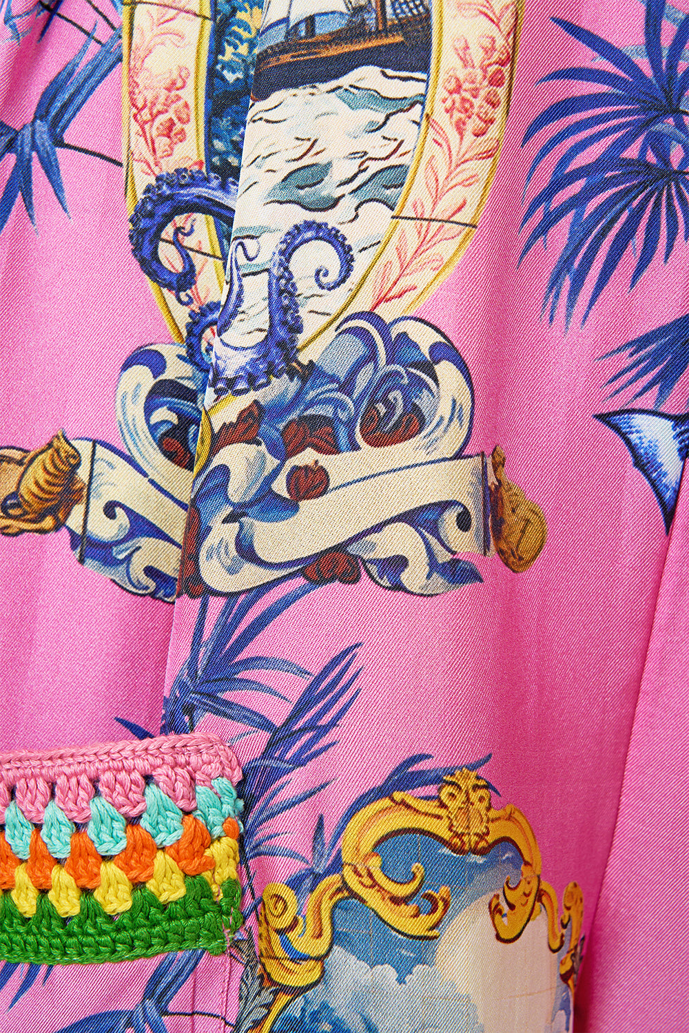 WIDE LEG TROUSER WITH FRONT POCKETS SALTY SPLENDOUR