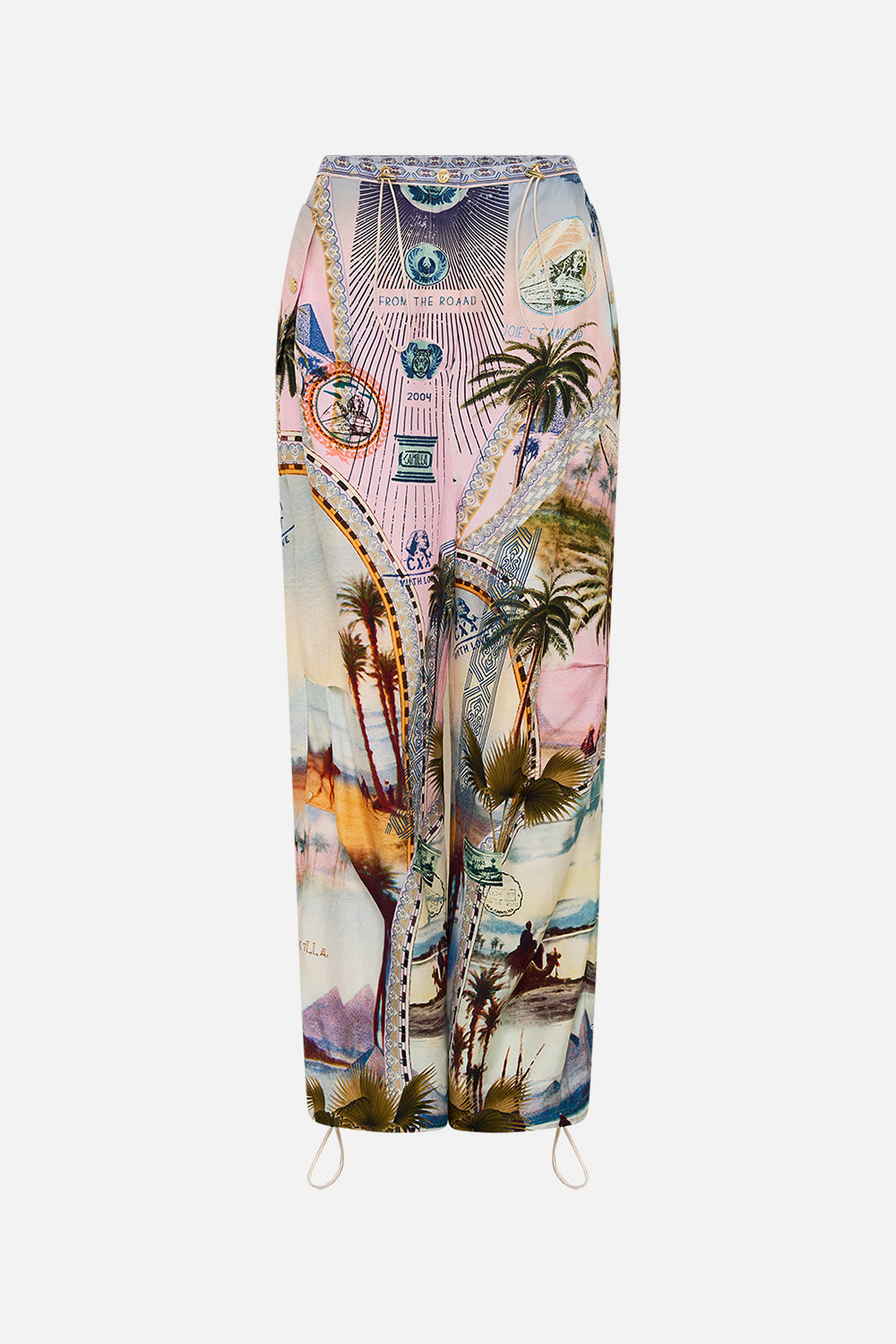 CAMILLA parachute pant in Call Me in Cairo print.