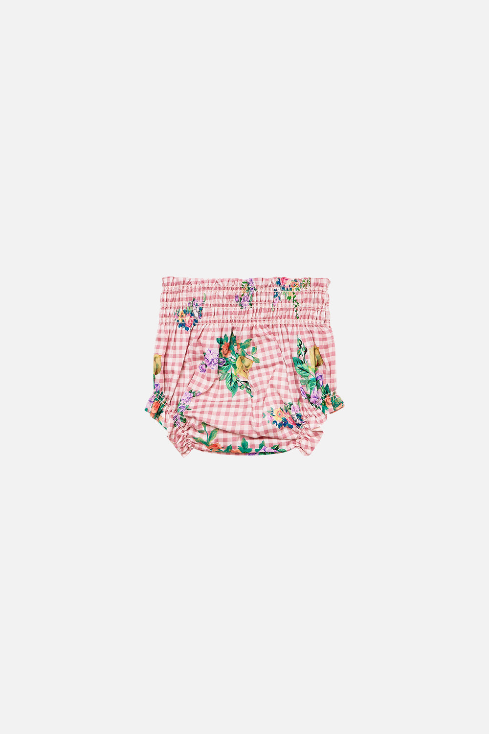 CAMILLA Babies Bloomer With Bow in Lisbon Lullaby print