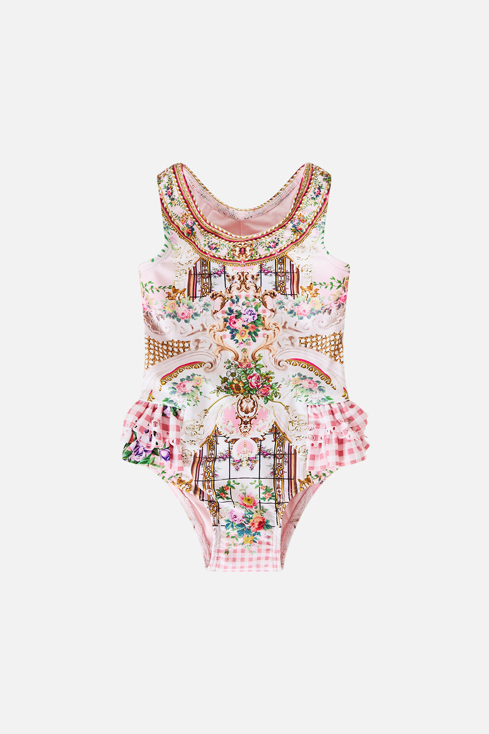CAMILLA Babies Ruffle Back One Piece in Lisbon Lullaby print