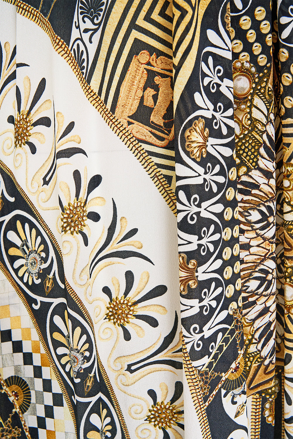 TIE NECK LONG DRESS TEMPLES OF DENDARA