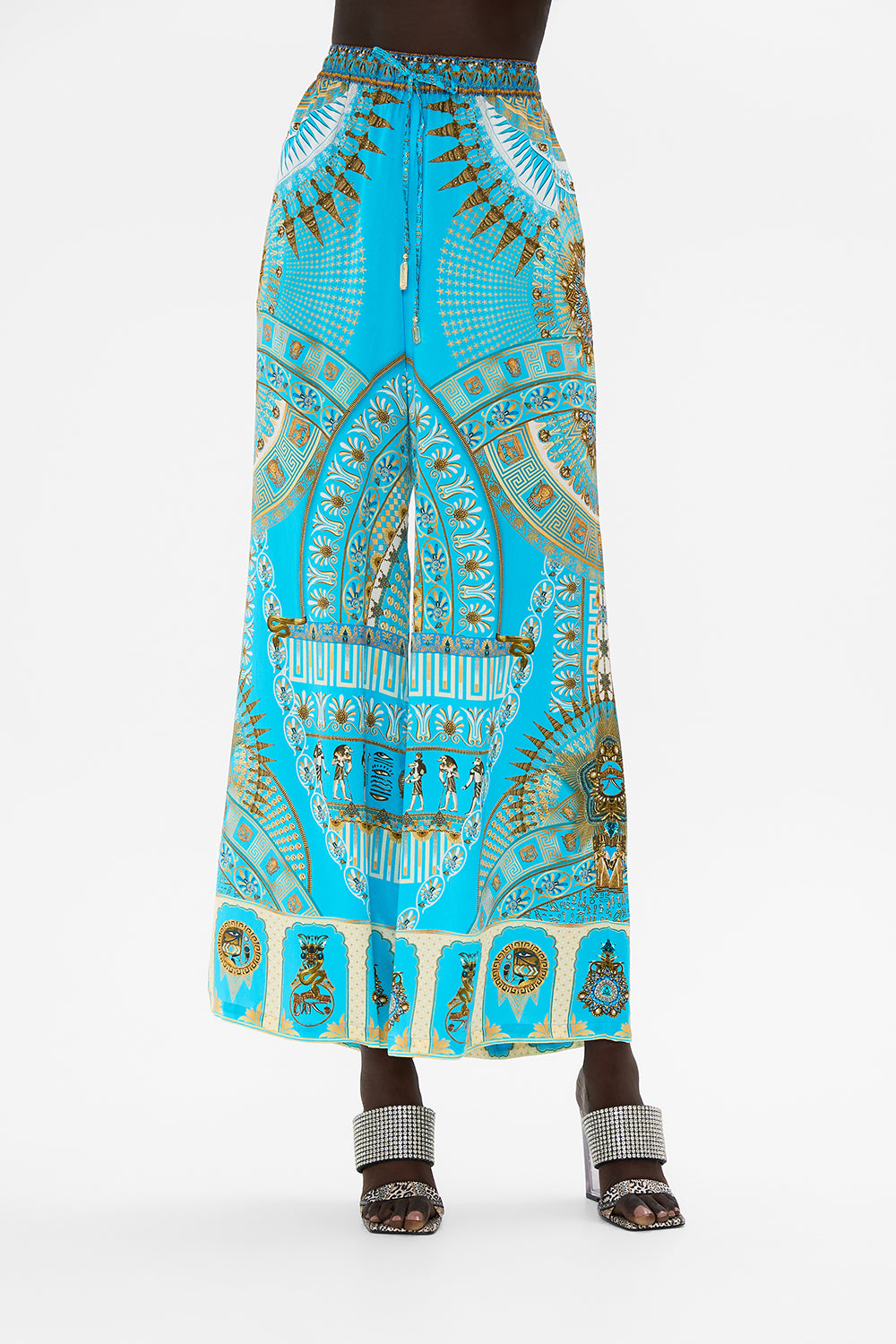 CAMILLA Lounge Pant in Temple of Light Print.