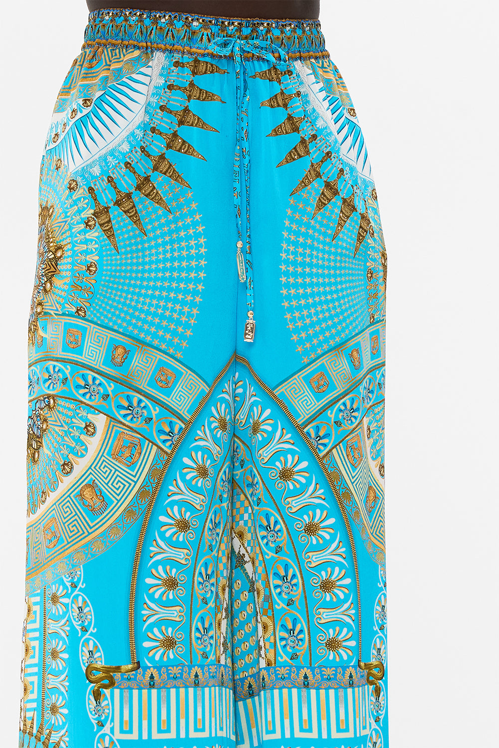 CAMILLA Lounge Pant in Temple of Light Print.