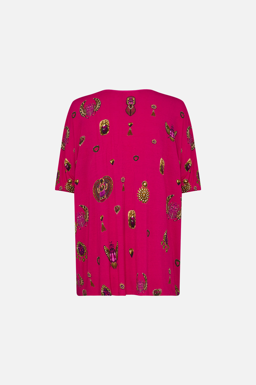 RELAXED FIT DROP SHOULDER TEE KISSED BY A COBRA