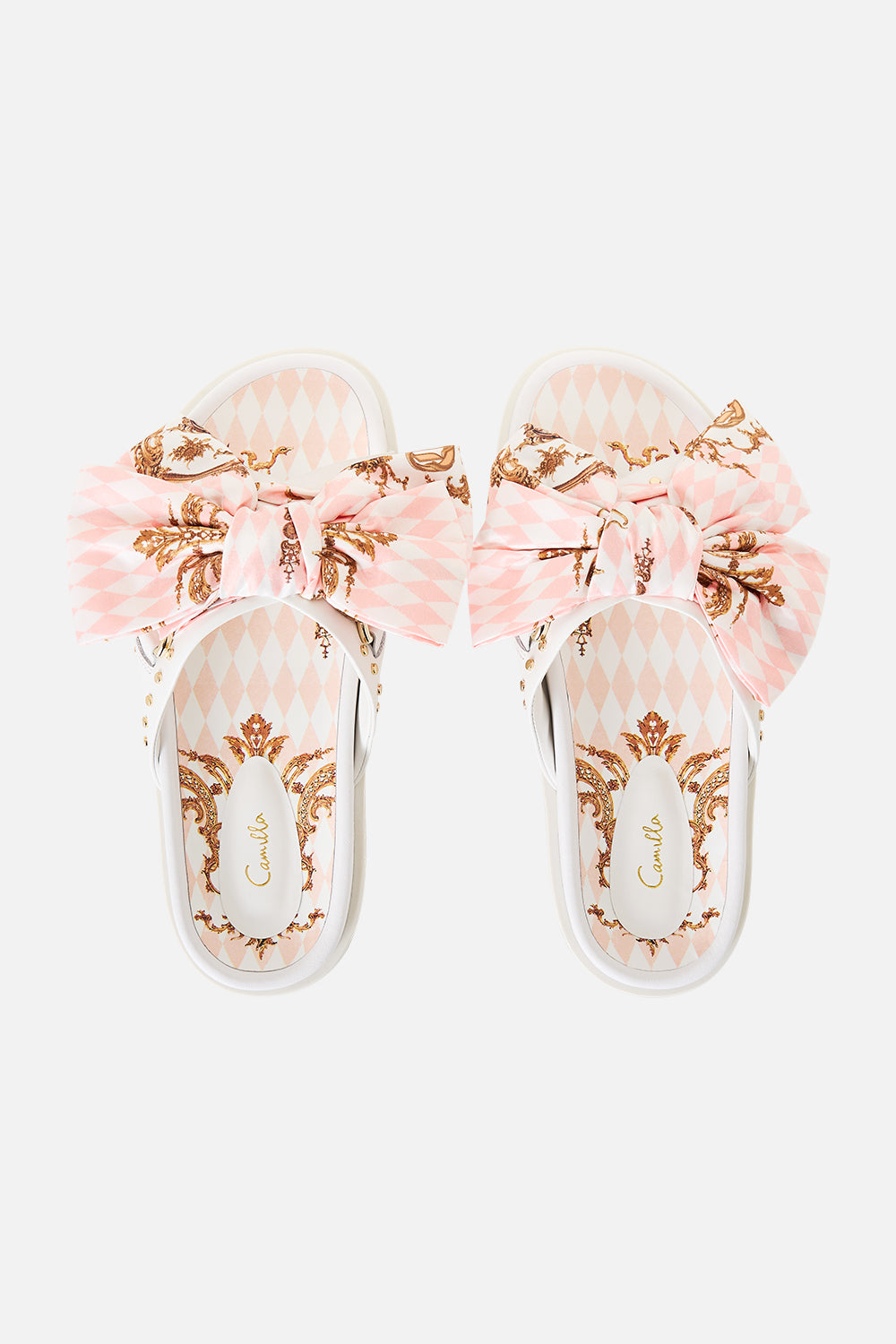 ROSA BOW SLIDE THE QUEENS QUARTERS