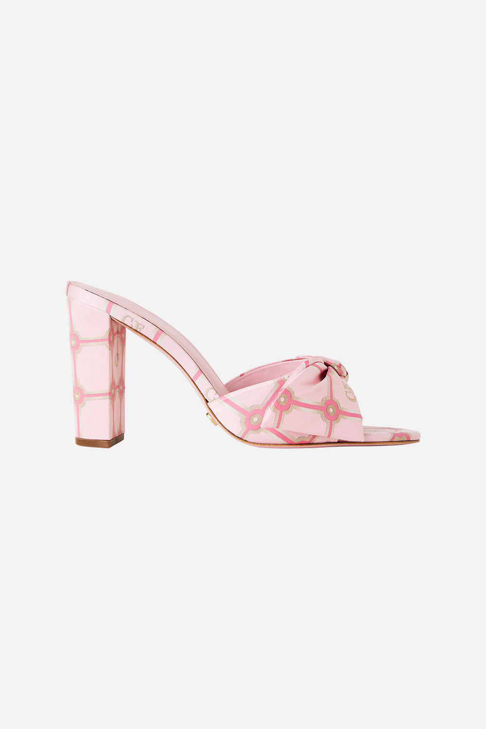 CAMILLA Madeleine Bow Mule in Lisbon Lullaby print