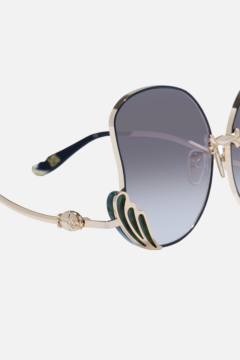 PYRAMID PARAMOUR SUNGLASSES EMERALD MARBLE