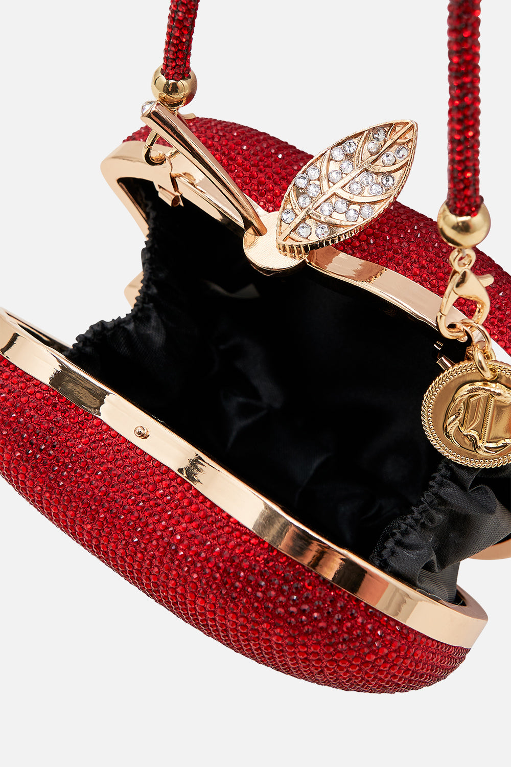 Disney CAMILLA crystal apple bag clutch in Just One Bite Snow White print
