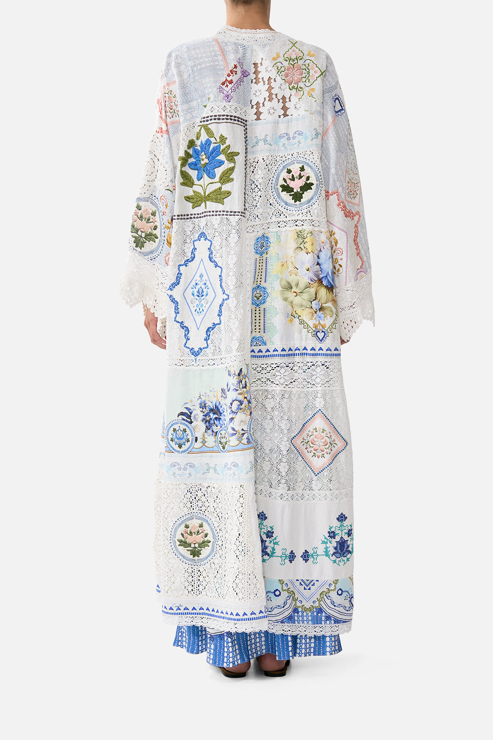 FLARE SLEEVE LONG ROBE MY HOMESPUN HEART