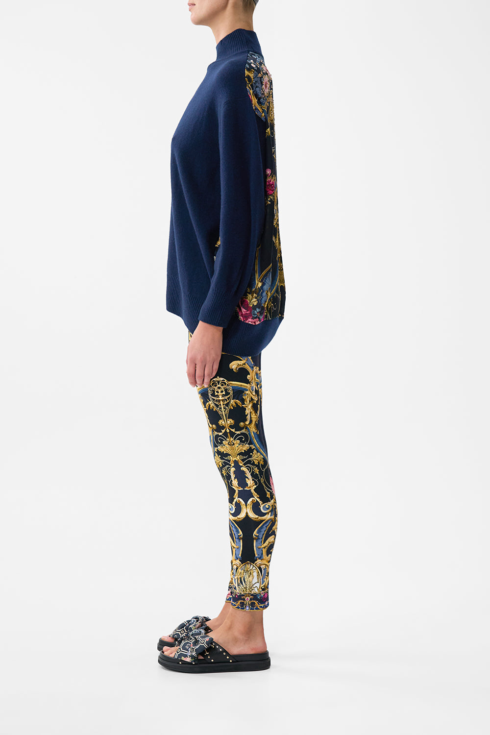 The CAMILLA Leggings in our Ornate On A Plate print.