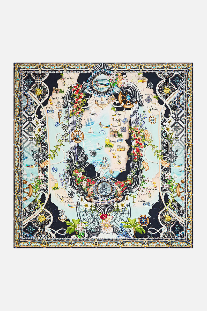 RING SCARF CLUTCH FOLK AFLOAT