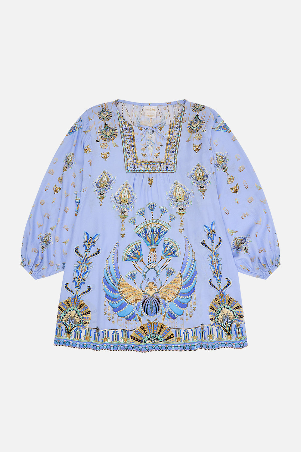 MILLA By CAMILLA Lilac Batwing Dress (12-14) in Under Scarab Skies print