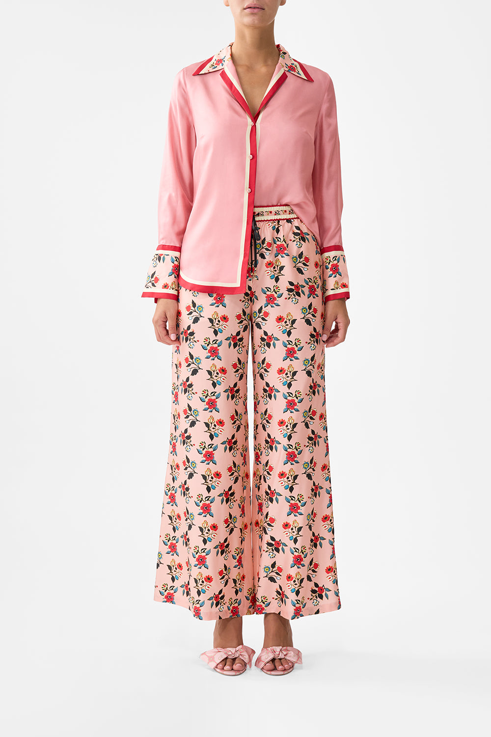 The CAMILLA Lounge Pant in our Pink Porto print.
