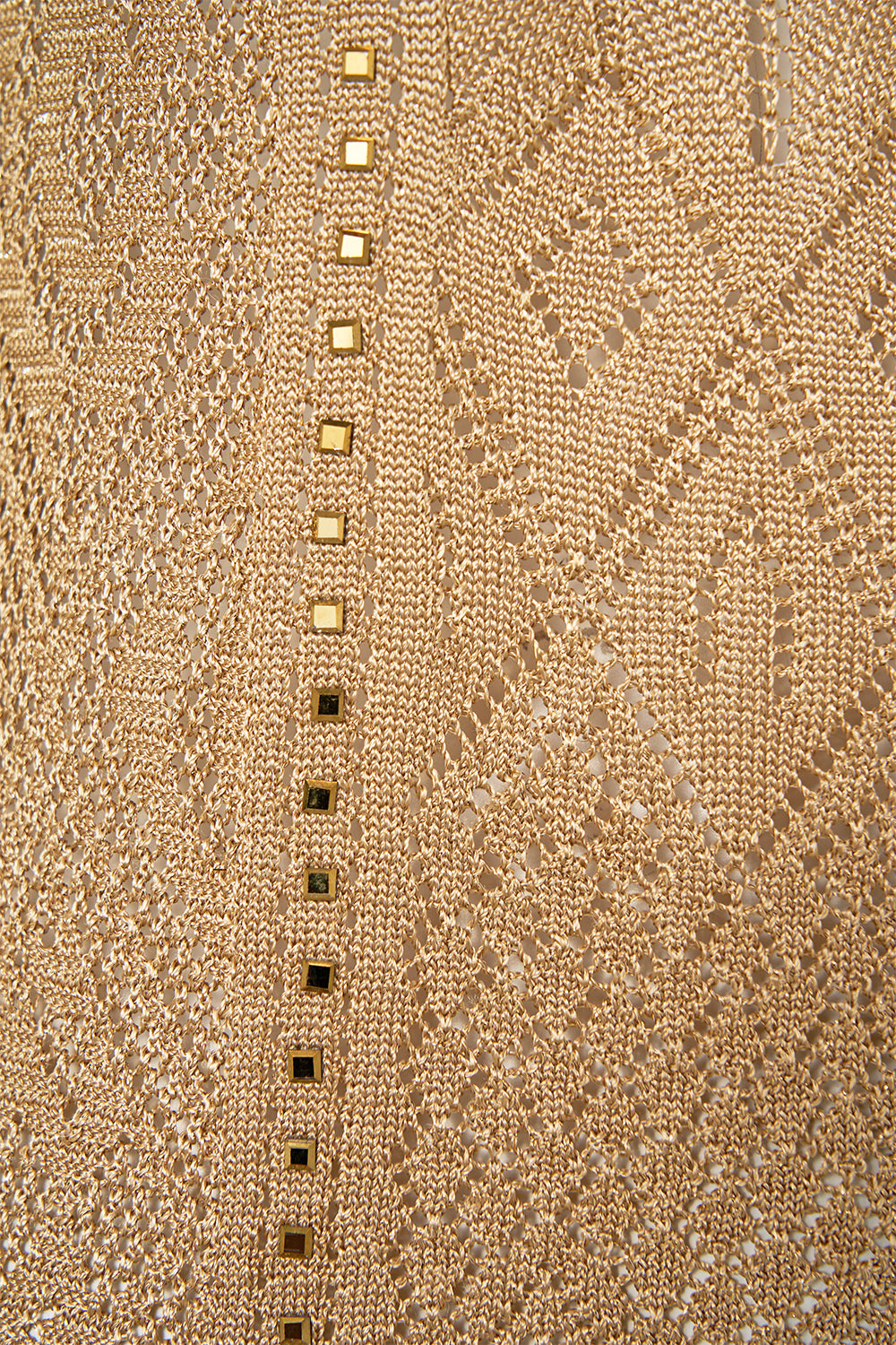 The CAMILLA Fitted Pointelle Turtle Neck Knit in our Ornate On A Plate print.