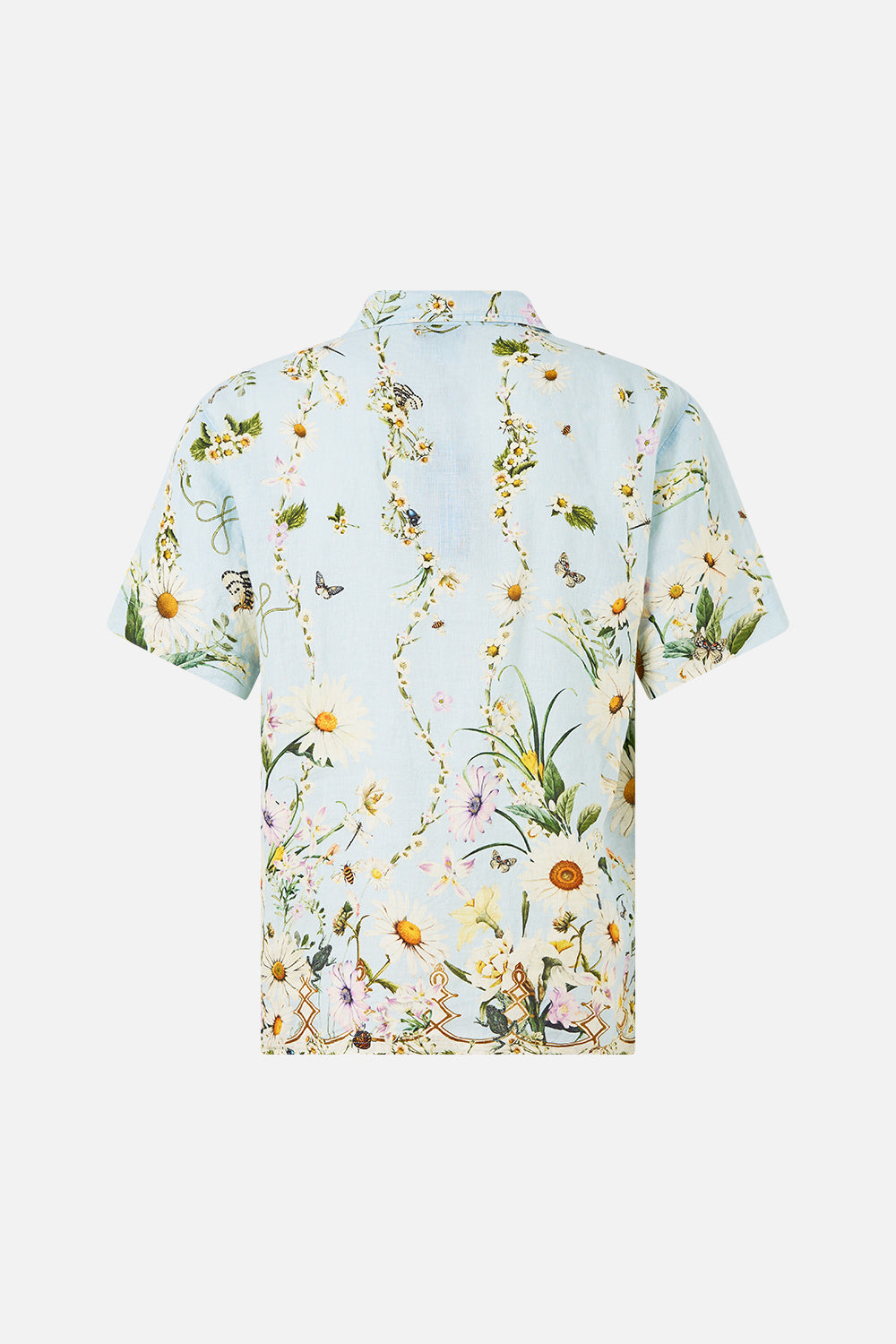 The CAMILLA Short Sleeve Cabana Shirt in our Floral Freefall print.