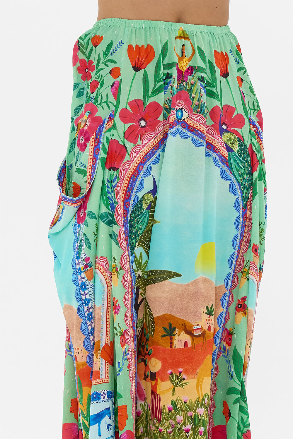 CAMILLA Pocket Skirt Dress in Queens of Creation print.