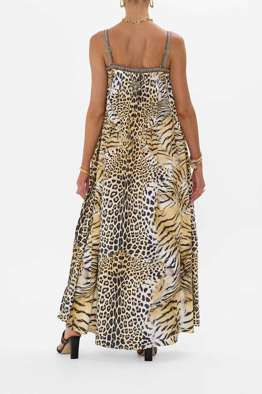 WIDE STRAP SUNDRESS JAGUAR