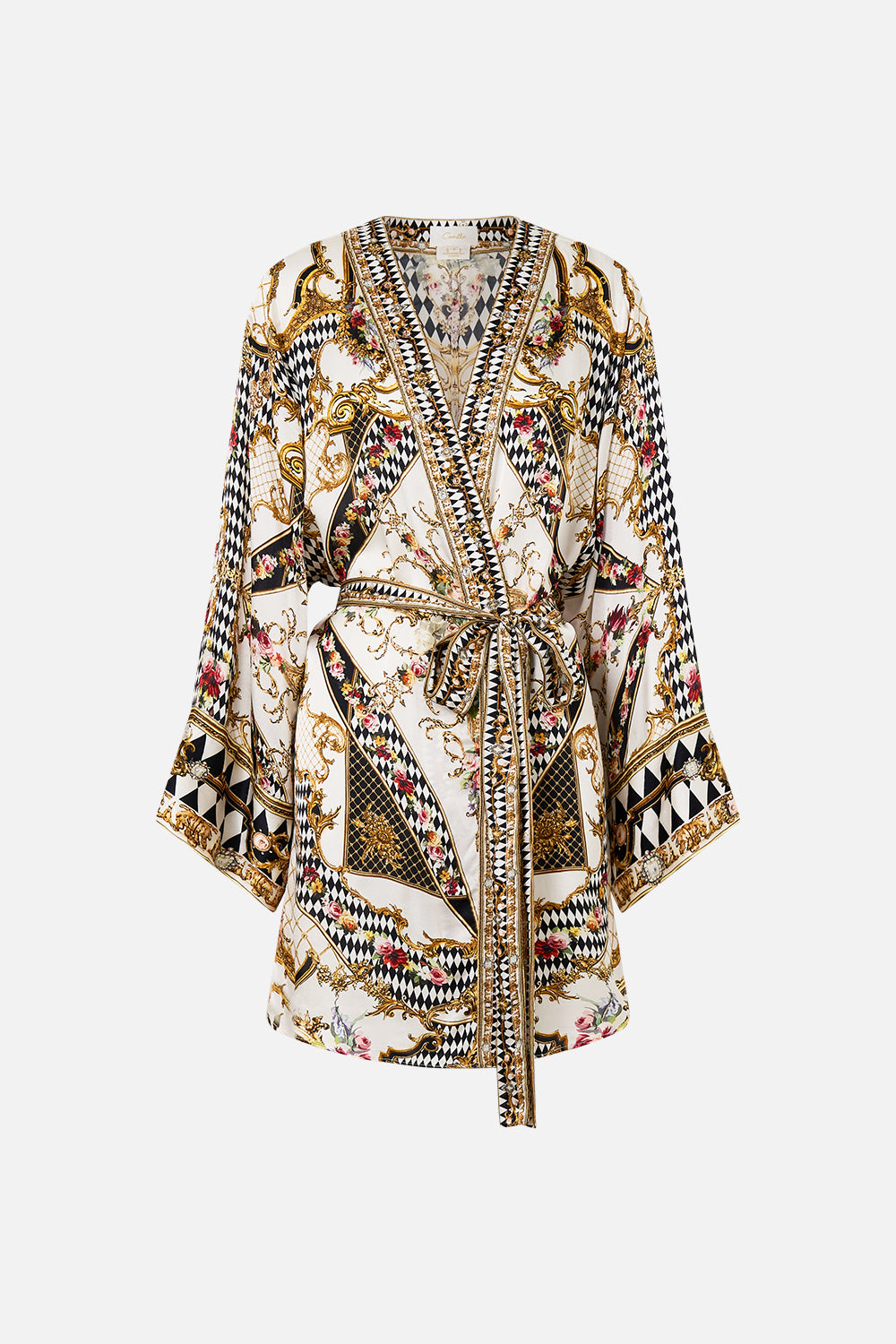 SHORT KIMONO WRAP ROCOCO GLOW