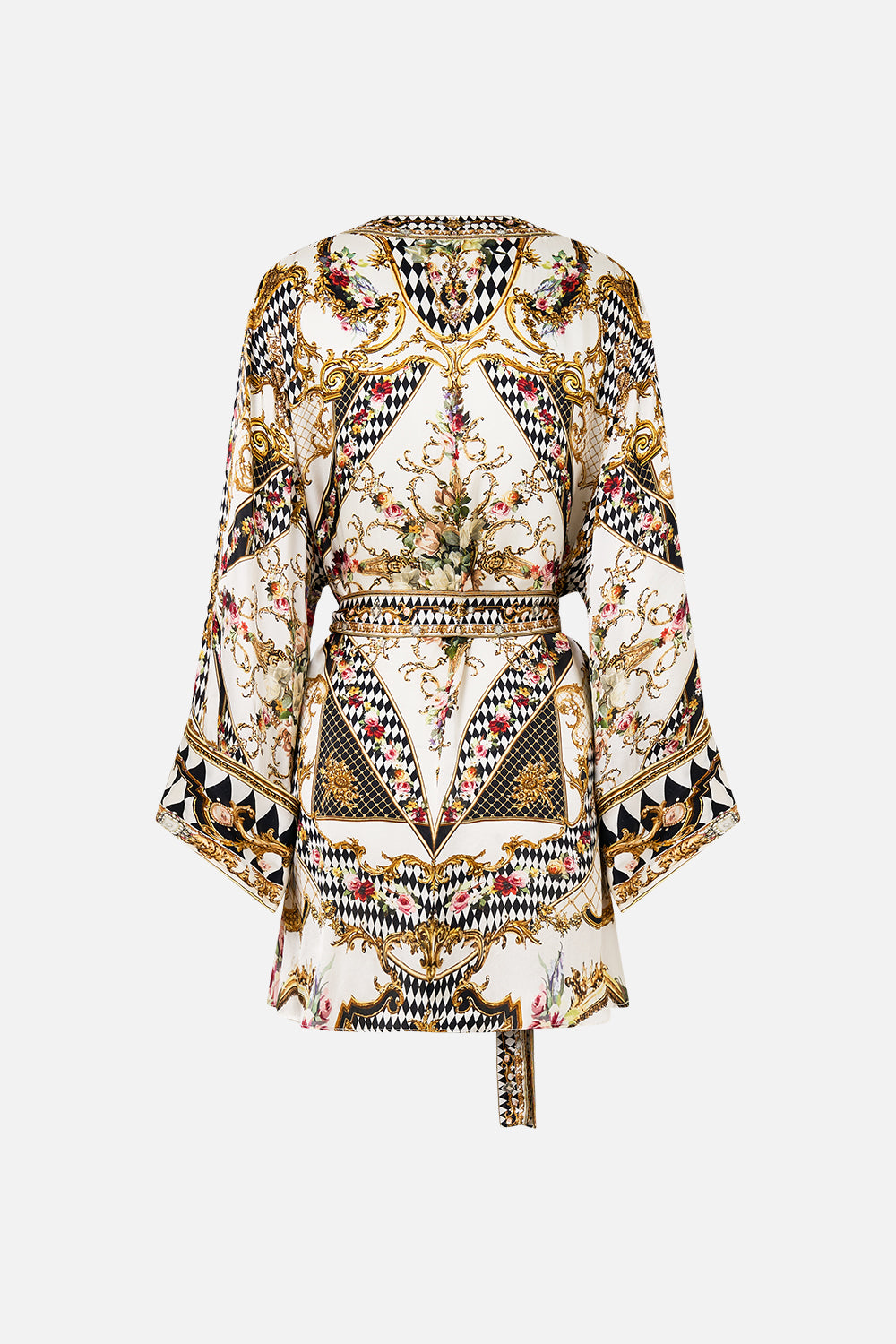 SHORT KIMONO WRAP ROCOCO GLOW