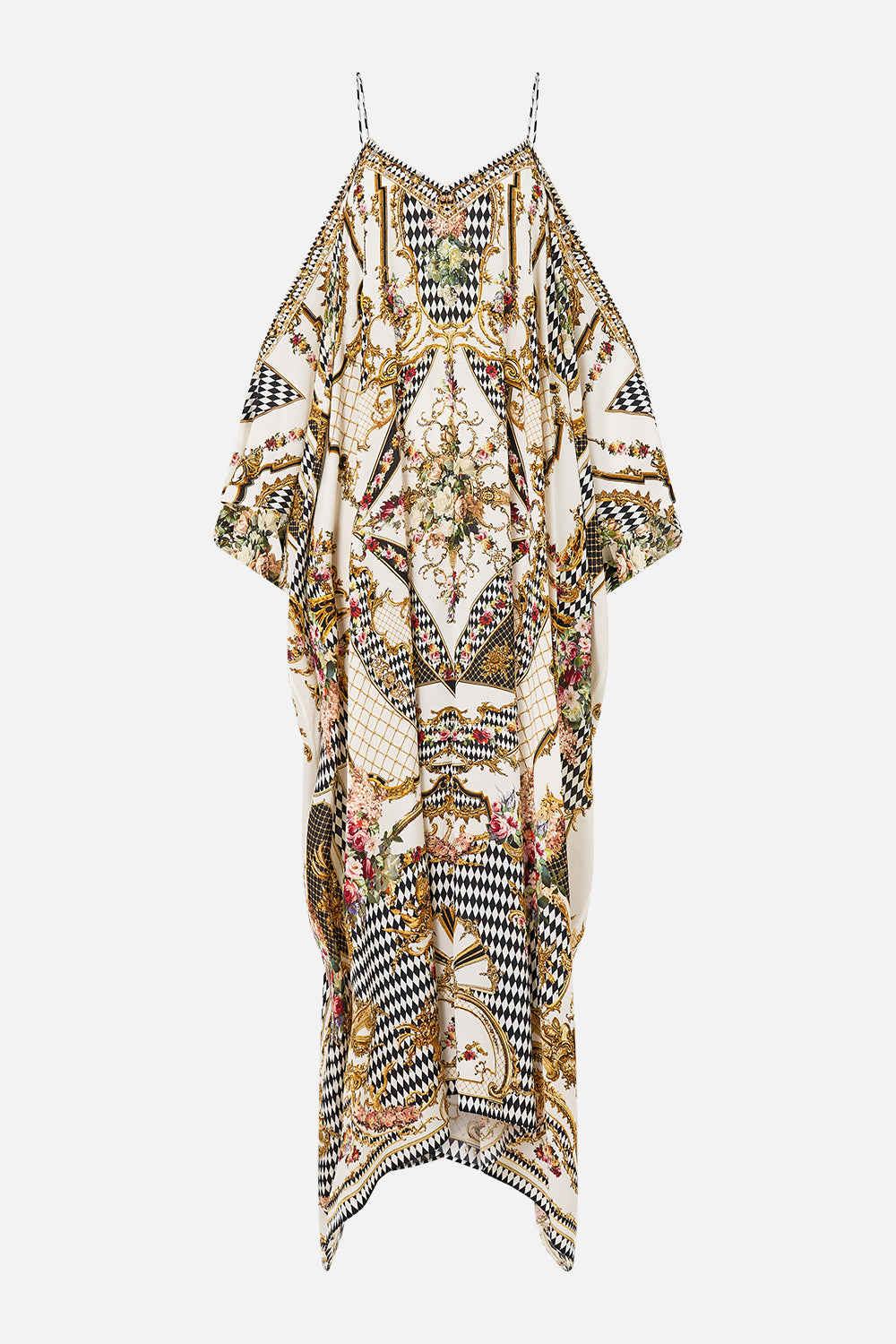 SHOESTRING STRAP KAFTAN ROCOCO GLOW