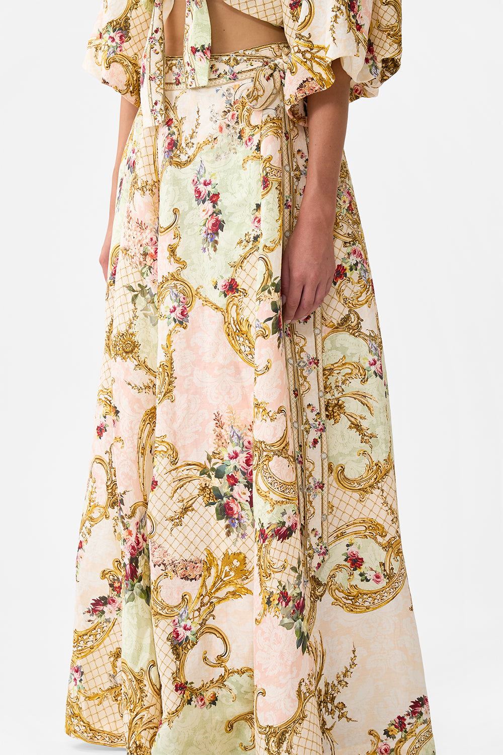 MAXI WRAP SKIRT THE QUEENS QUARTERS