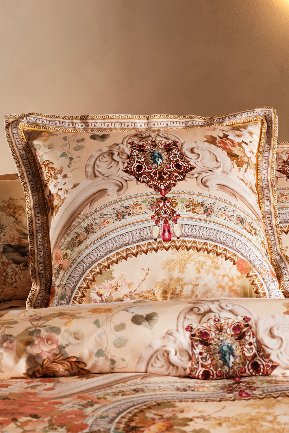 CAMILLA European Pillowcase in Adorned In Antiquity print