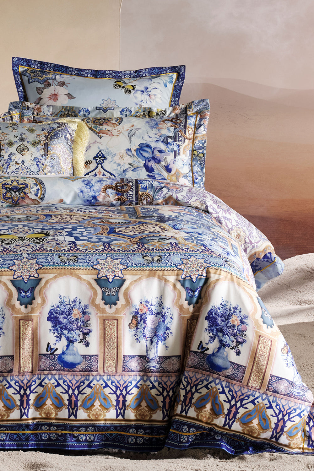 CAMILLA Quilt Cover Set in Al Manial Palace Memoirs print