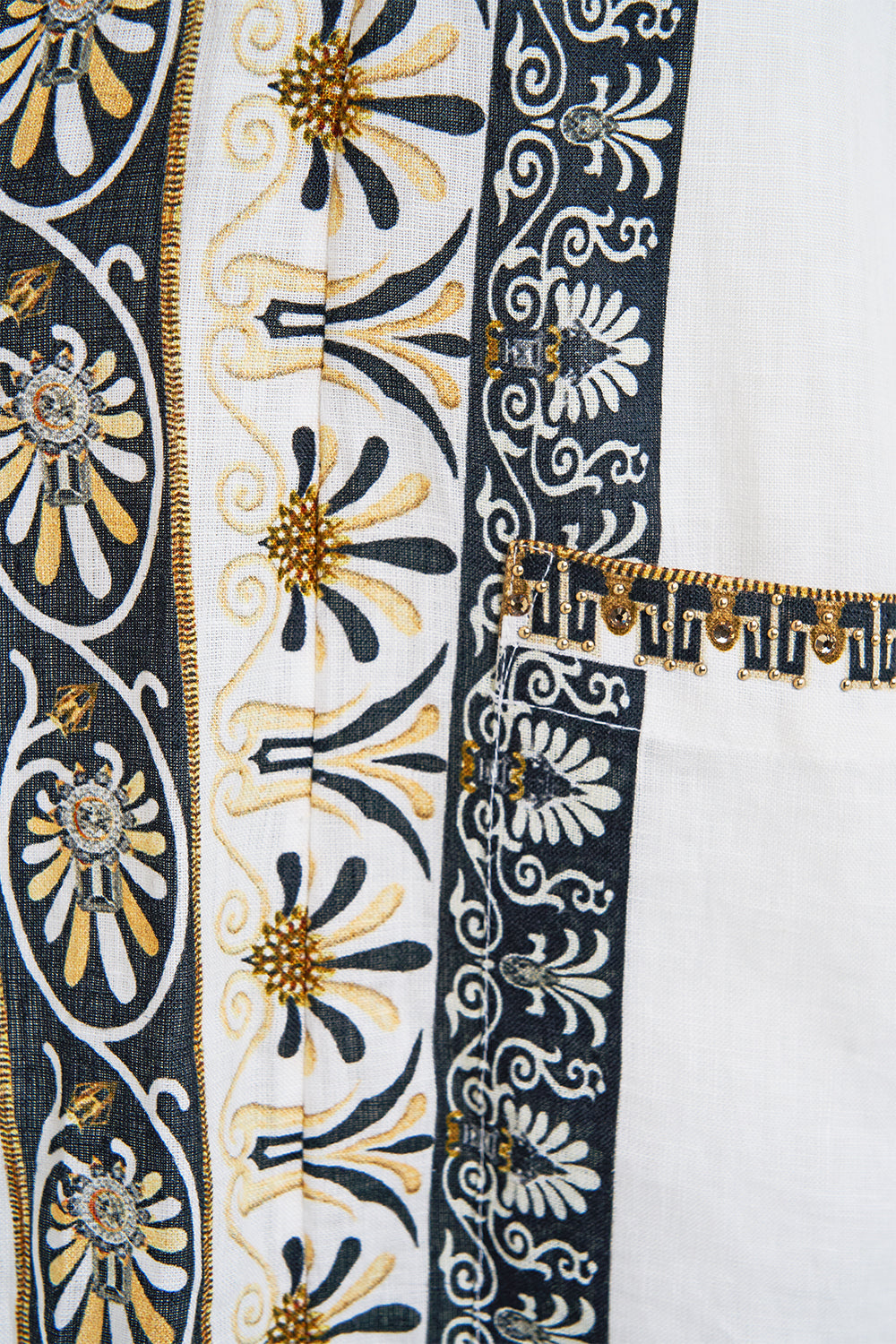 WIDE LEG TROUSER WITH FRONT POCKETS TEMPLES OF DENDARA