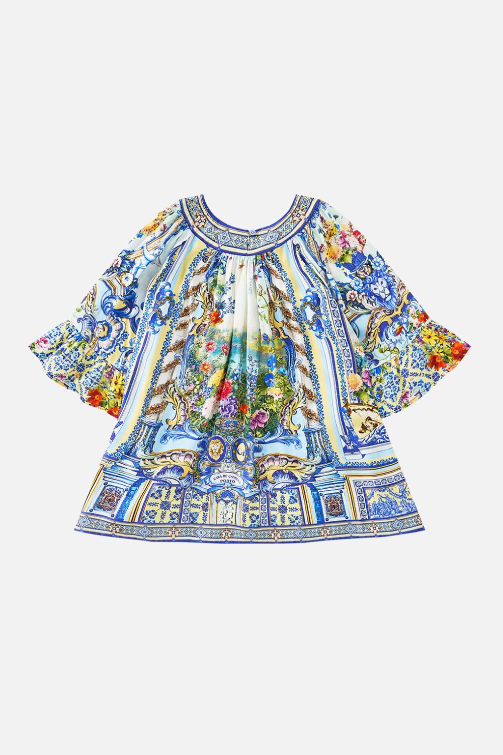 KIDS YOKE TOP DRESS 12-14 WALL TO WALL WONDERS