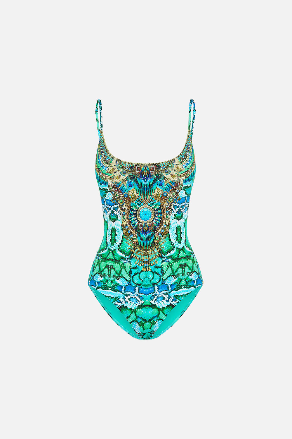 SCOOP NECK ONE PIECE LAND OF WONDER