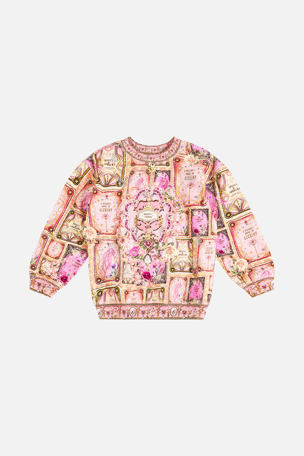 Milla By CAMILLA Relaxed Sweater 4-10 in Totally Ozmopolitan Print.