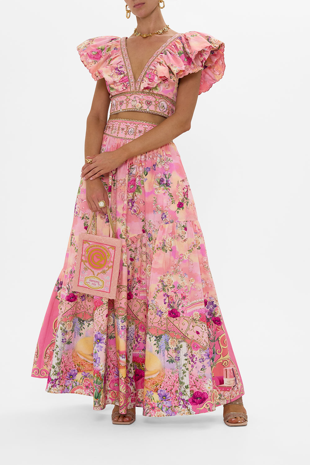 CAMILLA Embellished Mini Tote in Totally Ozmopolitan Print.