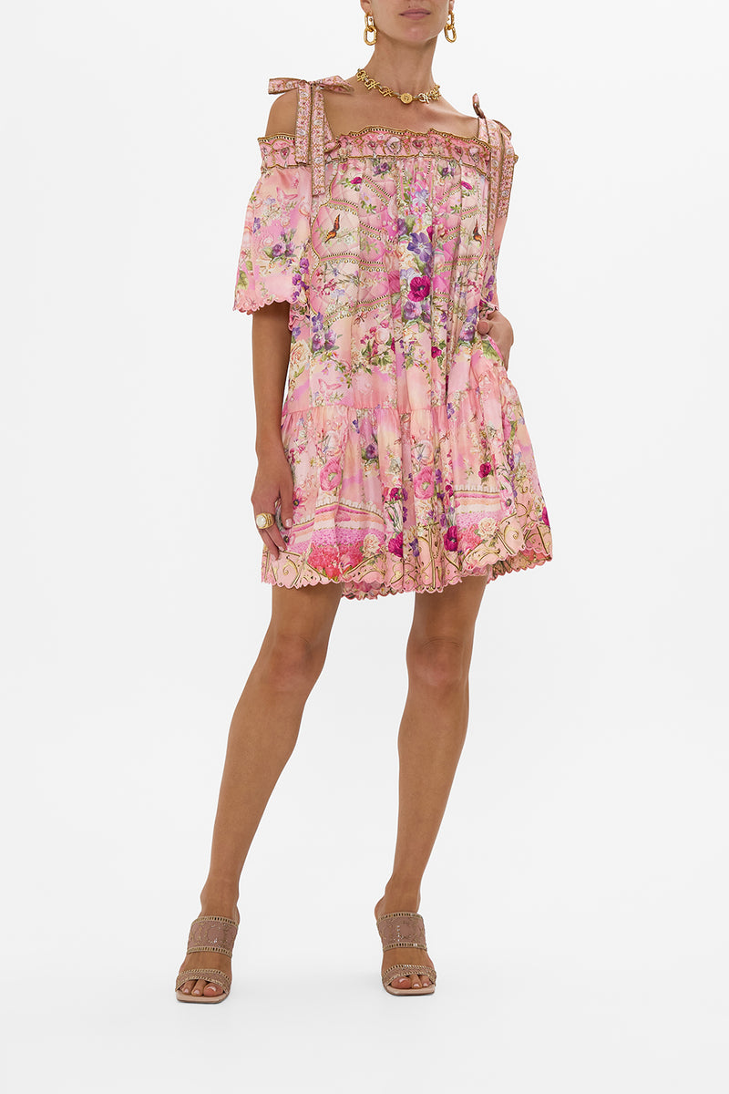Frill Off Shoulder Top Bosphorous - Camilla main image 0