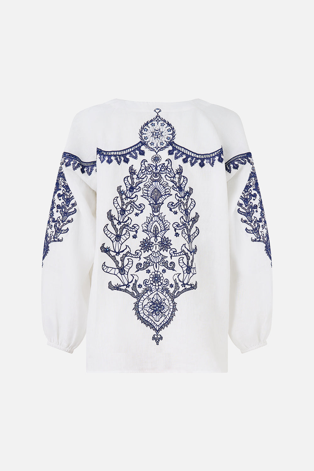 LACE UP BLOUSE ISNIK LULLABY