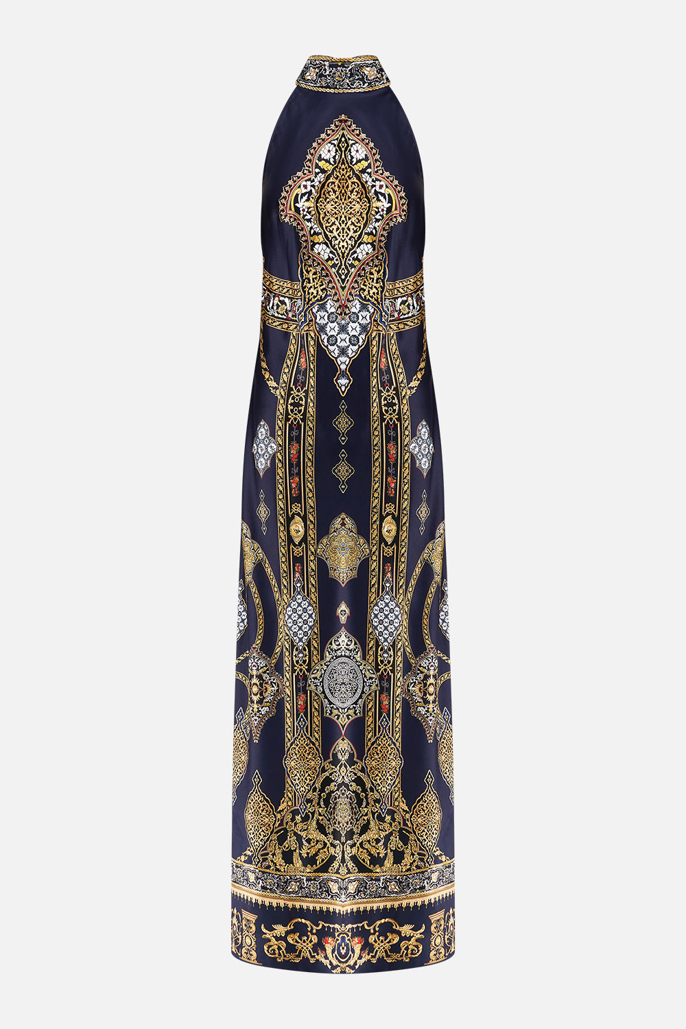 HIGH NECK BIAS DRESS THE IMPERIAL GATE