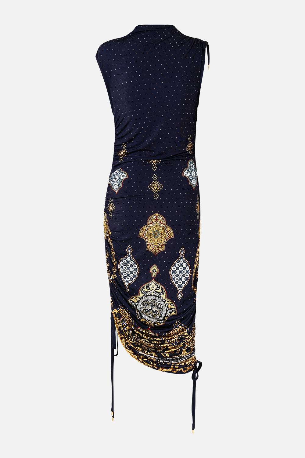 ASYMMETRIC RUCHED JERSEY DRESS THE IMPERIAL GATE