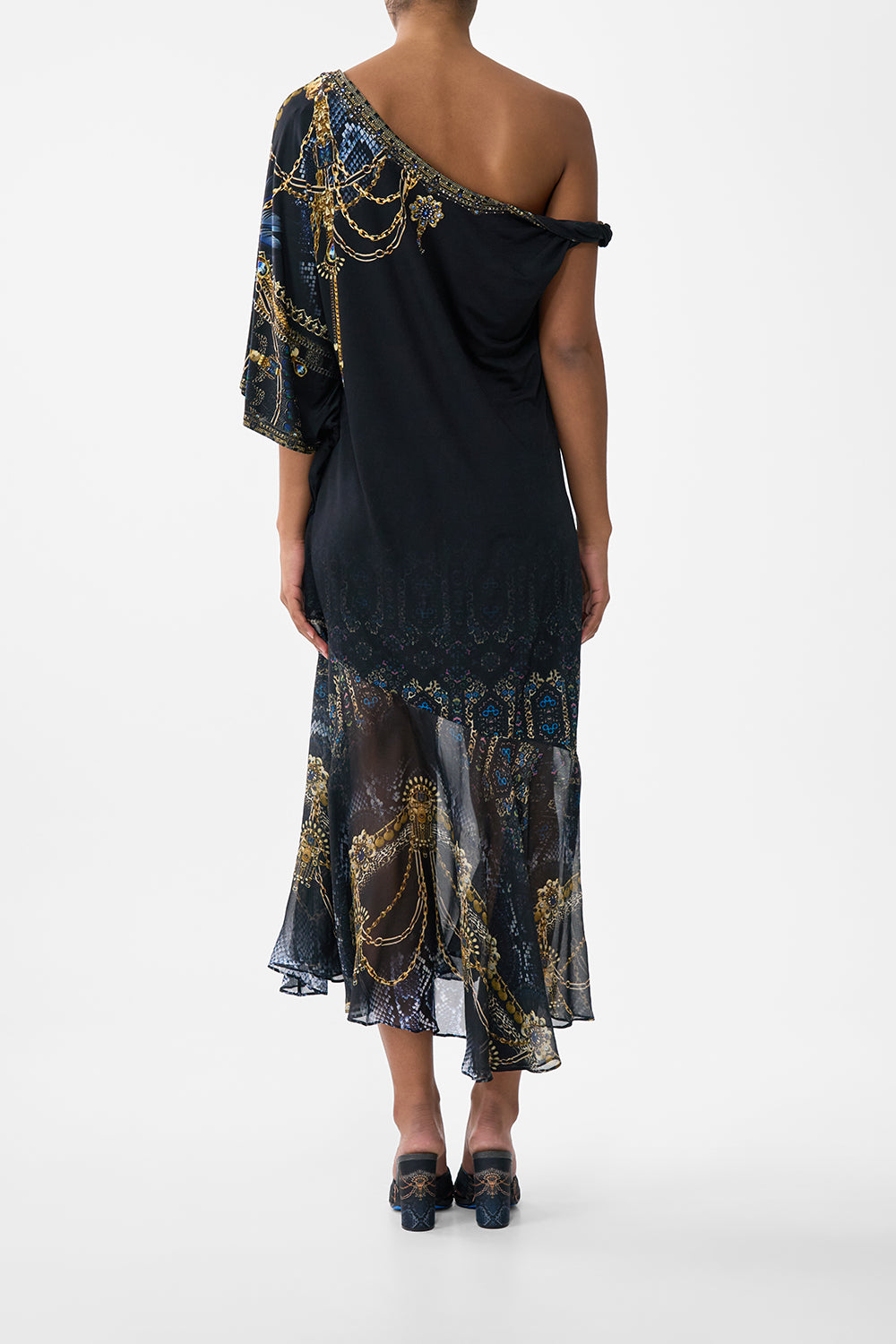 TWISTED ONE SHOULDER DRESS SONG OF THE SOLSTICE