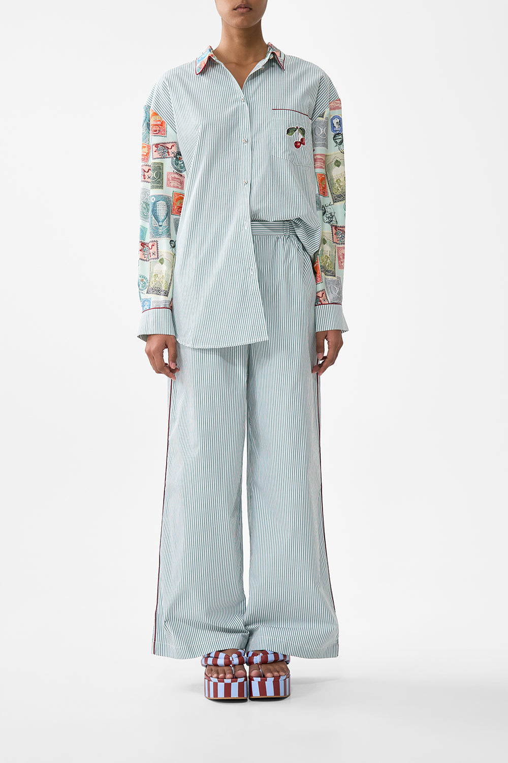 BUTTON FRONT LOUNGE PANT WITH LOVE FROM TÜRKIYE