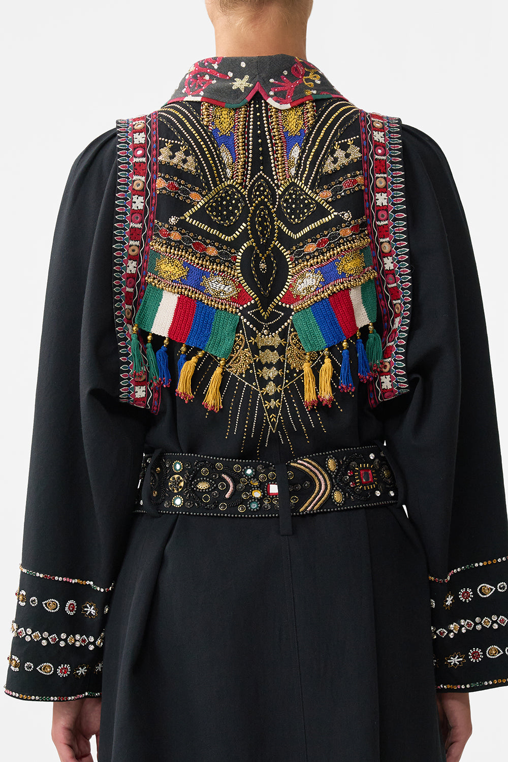 COAT WITH VEST DETAIL PATCHWORK ALCHEMY